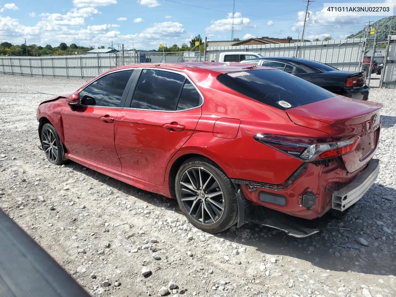 2022 Toyota Camry Se VIN: 4T1G11AK3NU022703 Lot: 71060844