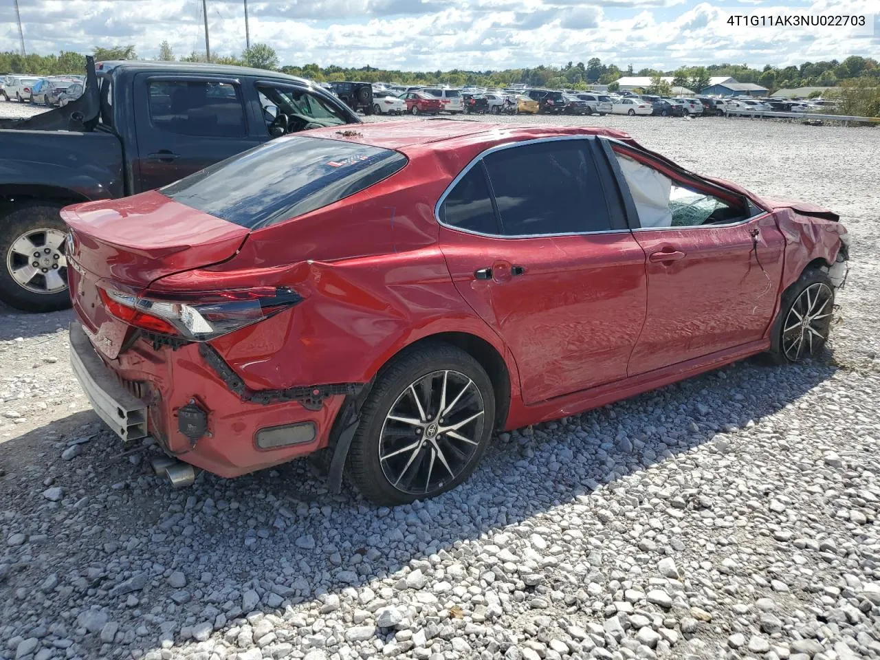 4T1G11AK3NU022703 2022 Toyota Camry Se