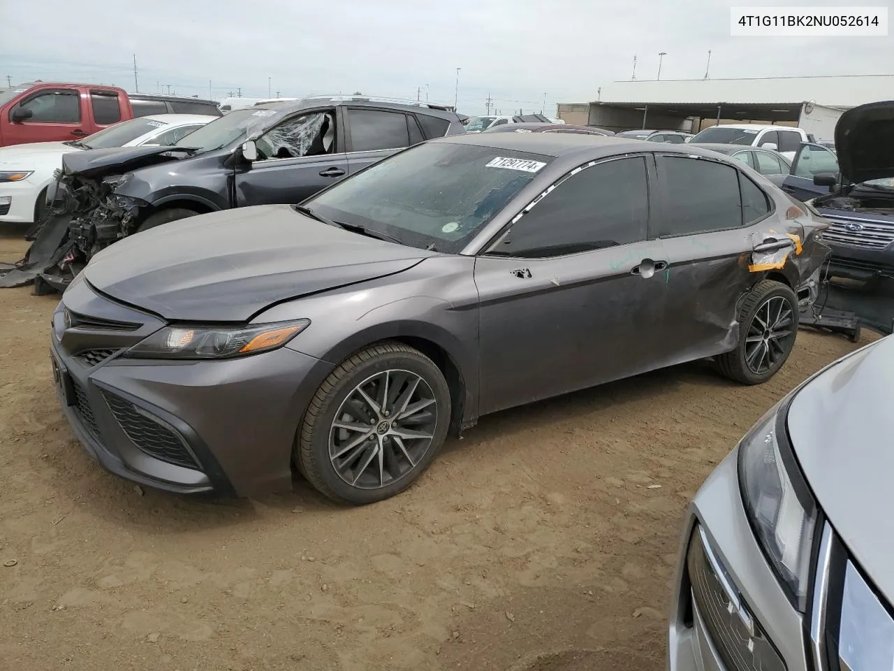 2022 Toyota Camry Se VIN: 4T1G11BK2NU052614 Lot: 71297774