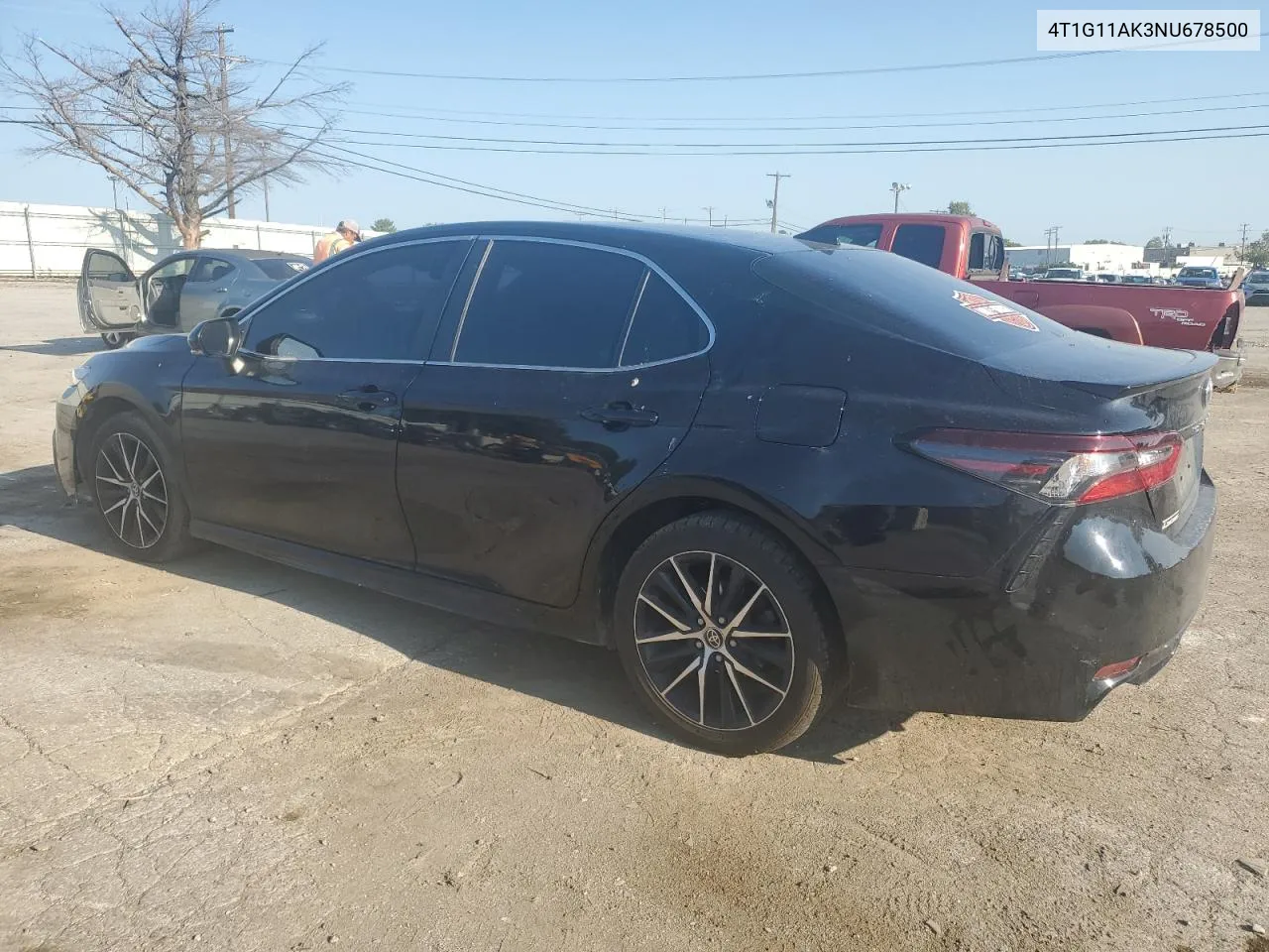 2022 Toyota Camry Se VIN: 4T1G11AK3NU678500 Lot: 71431774