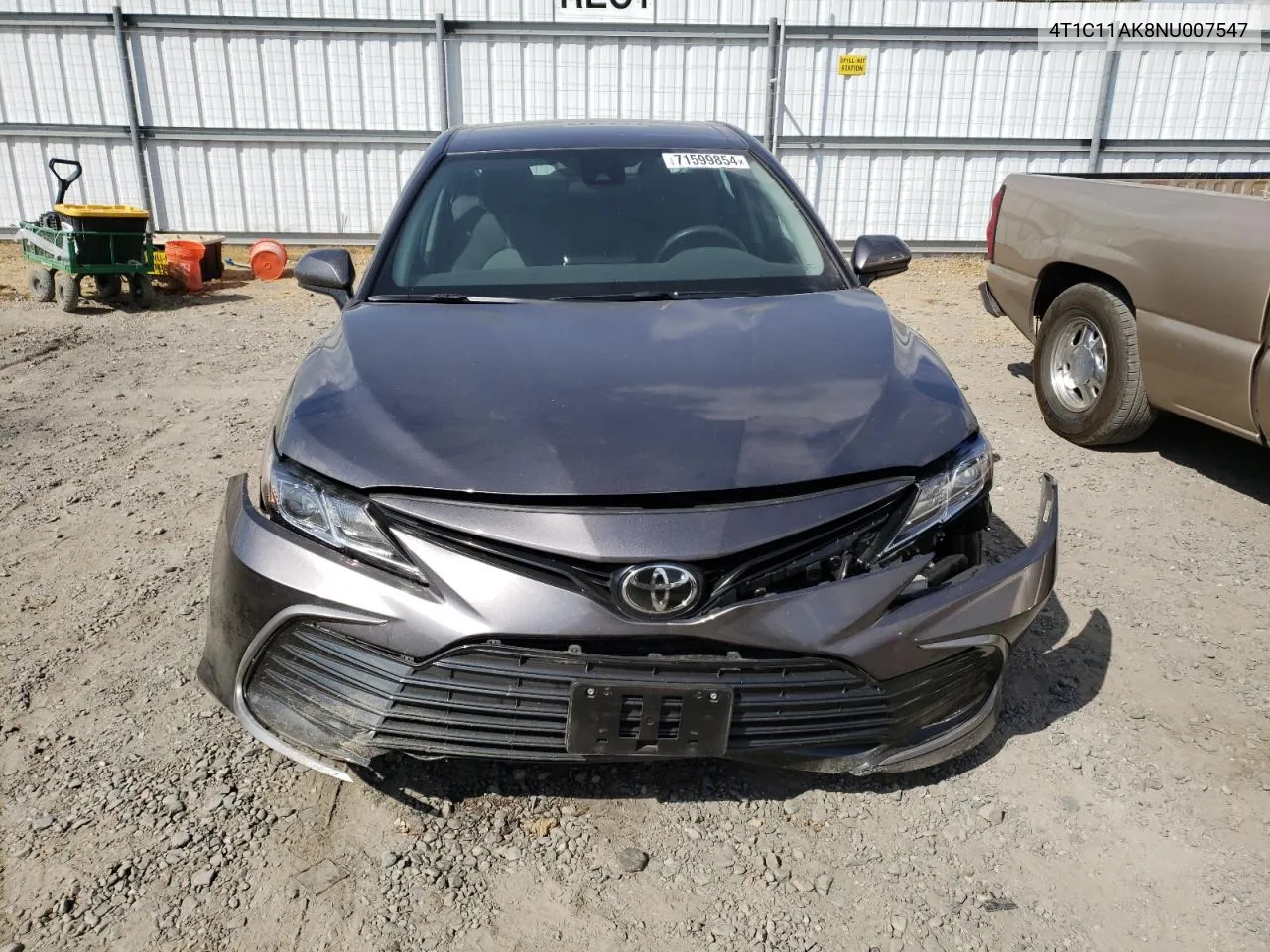 4T1C11AK8NU007547 2022 Toyota Camry Le