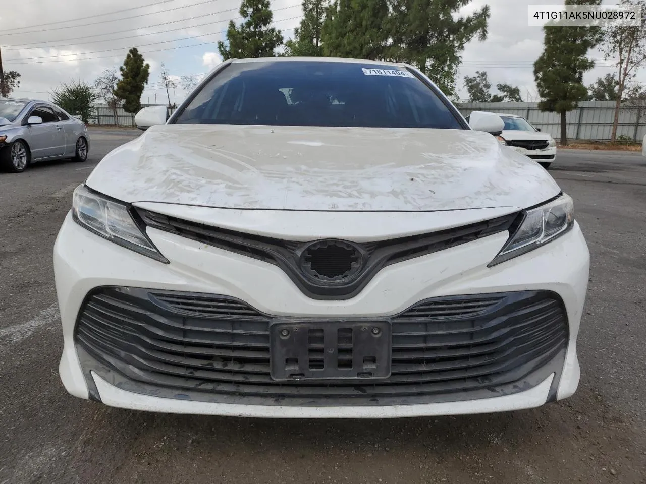 2022 Toyota Camry Se VIN: 4T1G11AK5NU028972 Lot: 71611404