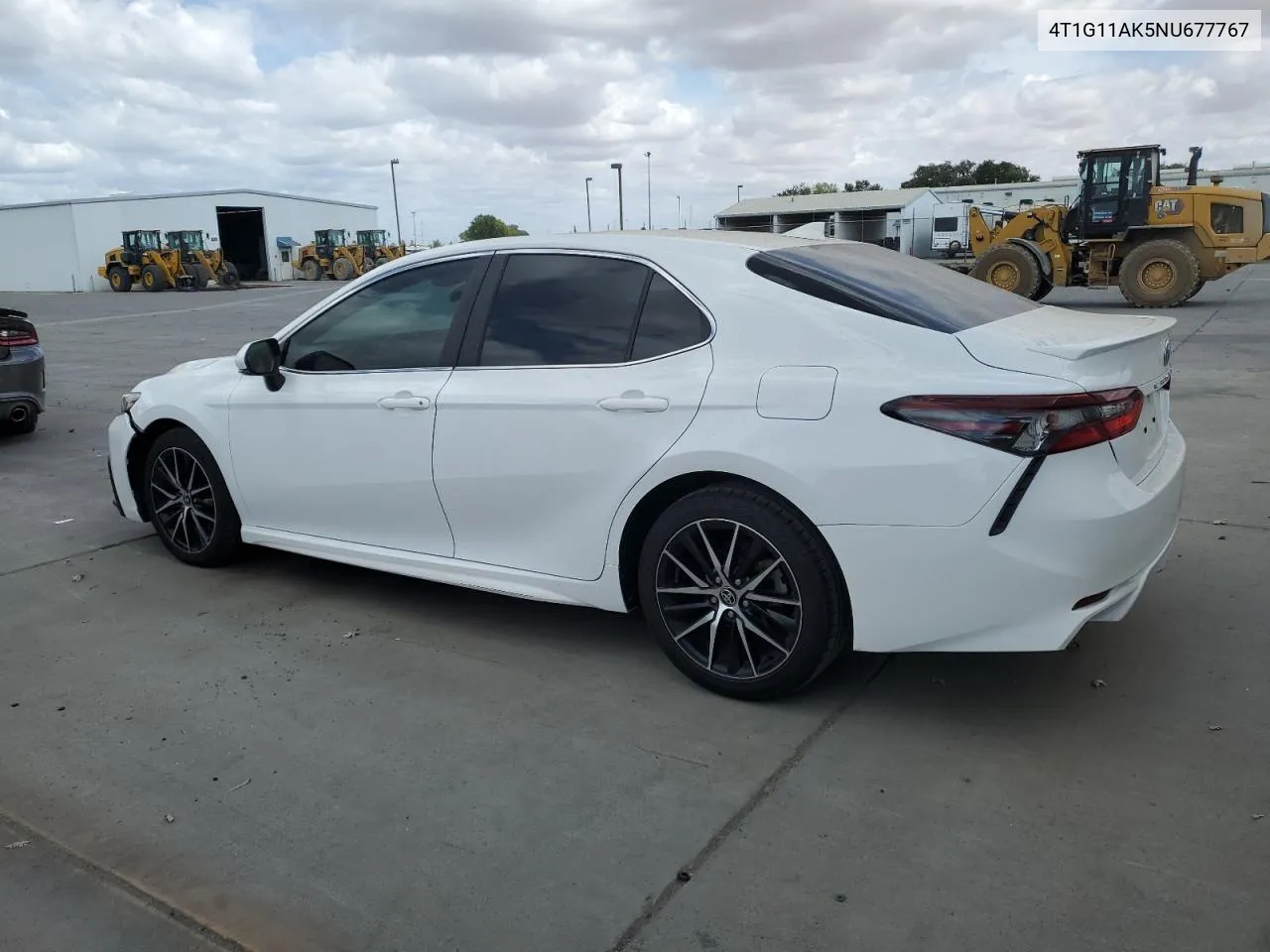 2022 Toyota Camry Se VIN: 4T1G11AK5NU677767 Lot: 71681344