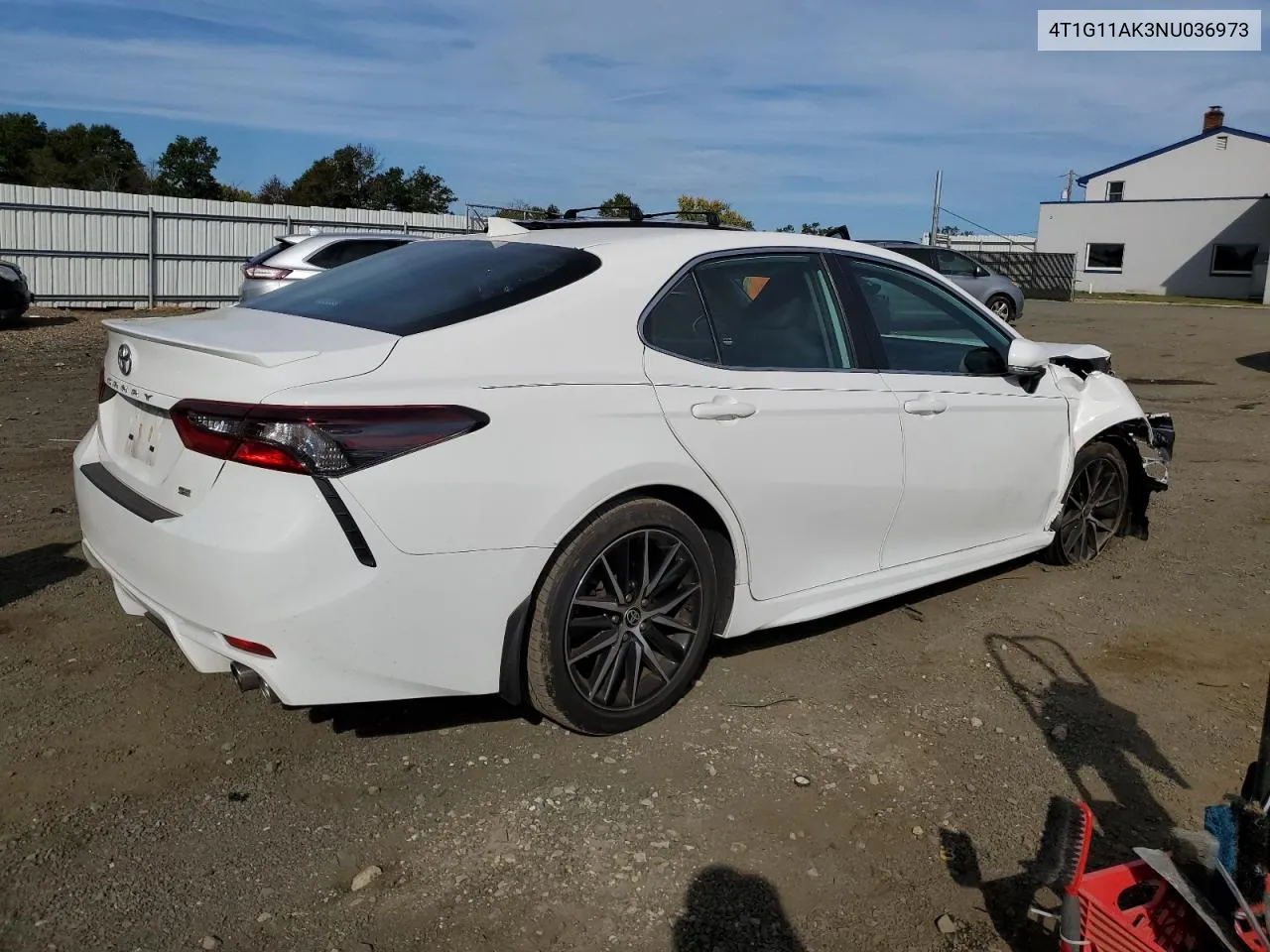 2022 Toyota Camry Se VIN: 4T1G11AK3NU036973 Lot: 72072854