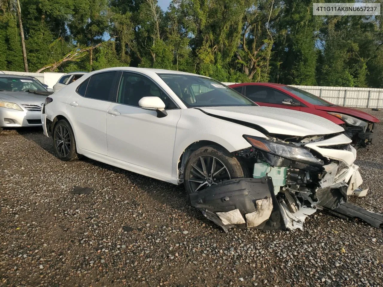 4T1G11AK8NU657237 2022 Toyota Camry Se