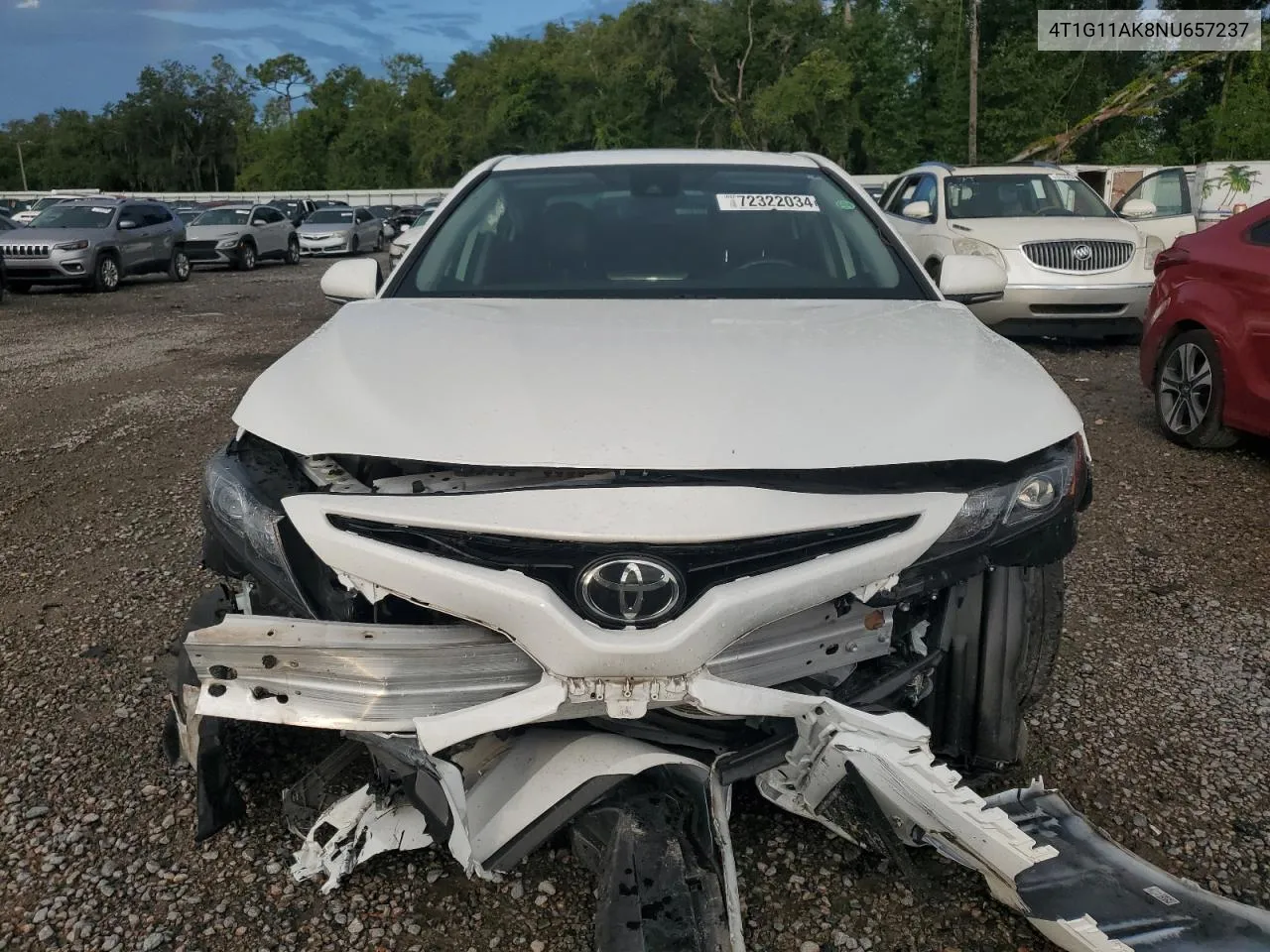 4T1G11AK8NU657237 2022 Toyota Camry Se