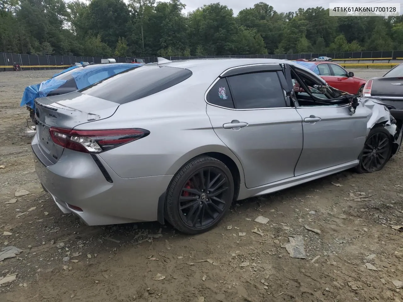 2022 Toyota Camry Xse VIN: 4T1K61AK6NU700128 Lot: 72596154