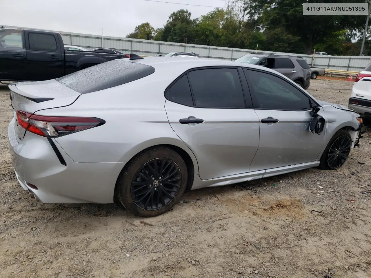 2022 Toyota Camry Se VIN: 4T1G11AK9NU051395 Lot: 72615094