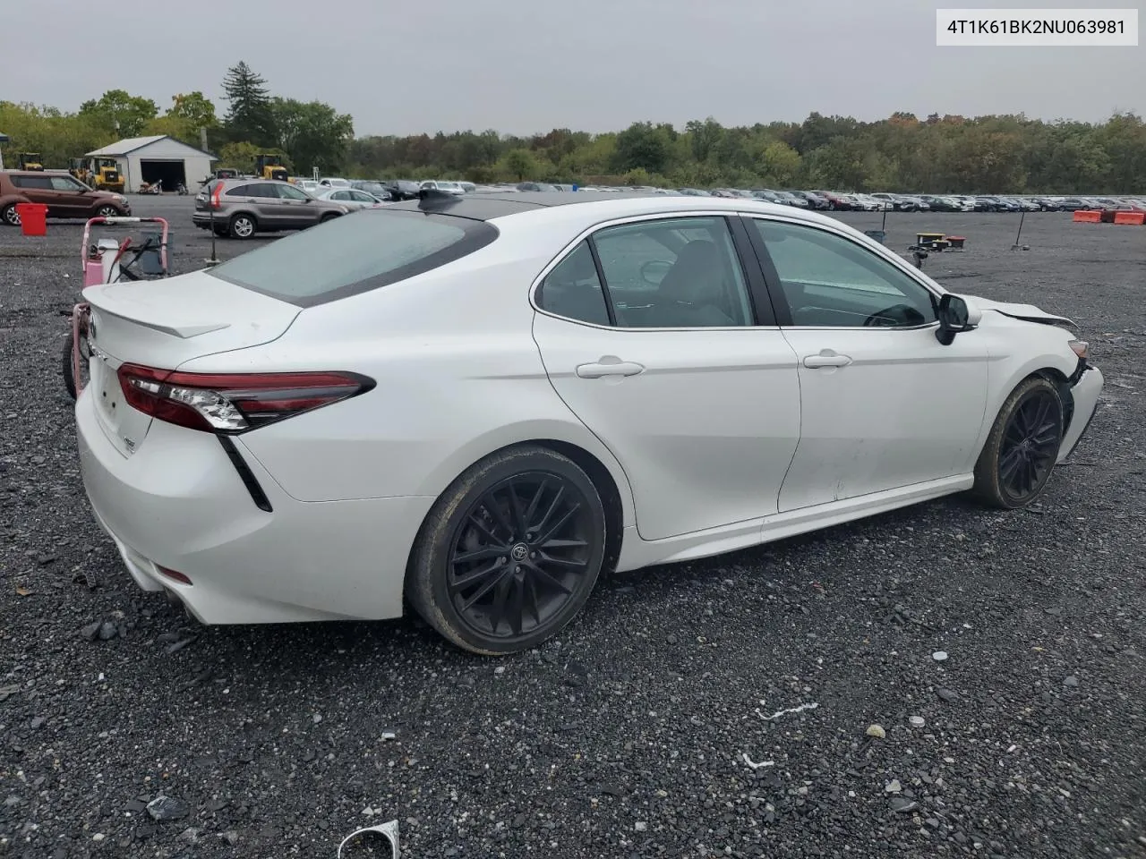 2022 Toyota Camry Xse VIN: 4T1K61BK2NU063981 Lot: 72905774