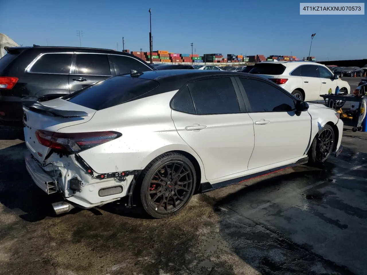 2022 Toyota Camry Trd VIN: 4T1KZ1AKXNU070573 Lot: 73053454