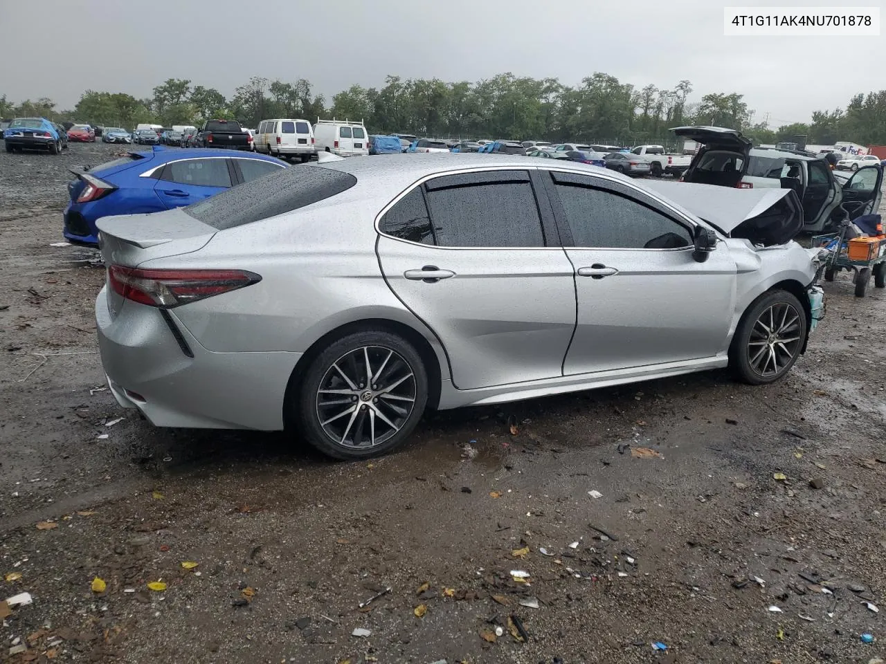 4T1G11AK4NU701878 2022 Toyota Camry Se