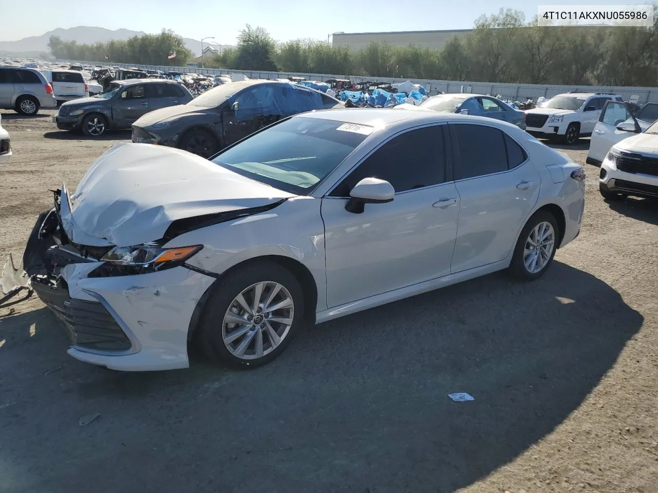 2022 Toyota Camry Le VIN: 4T1C11AKXNU055986 Lot: 73716194