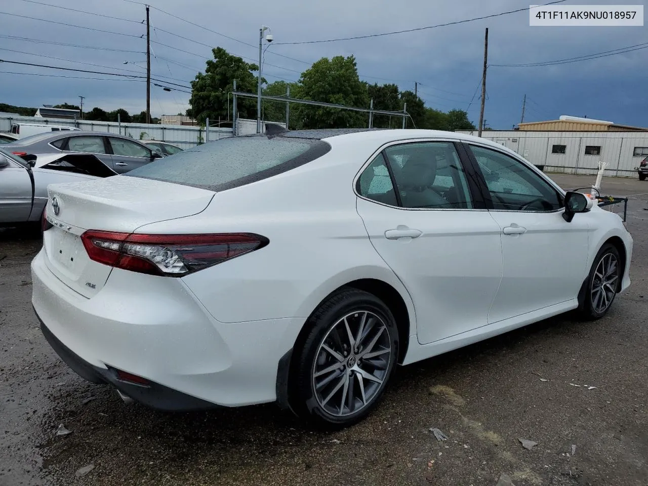 2022 Toyota Camry Xle VIN: 4T1F11AK9NU018957 Lot: 74222244