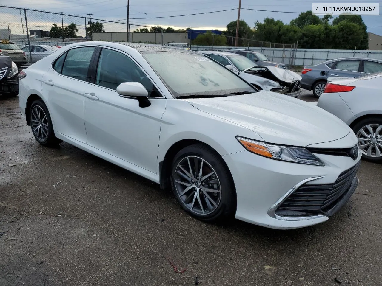 2022 Toyota Camry Xle VIN: 4T1F11AK9NU018957 Lot: 74222244