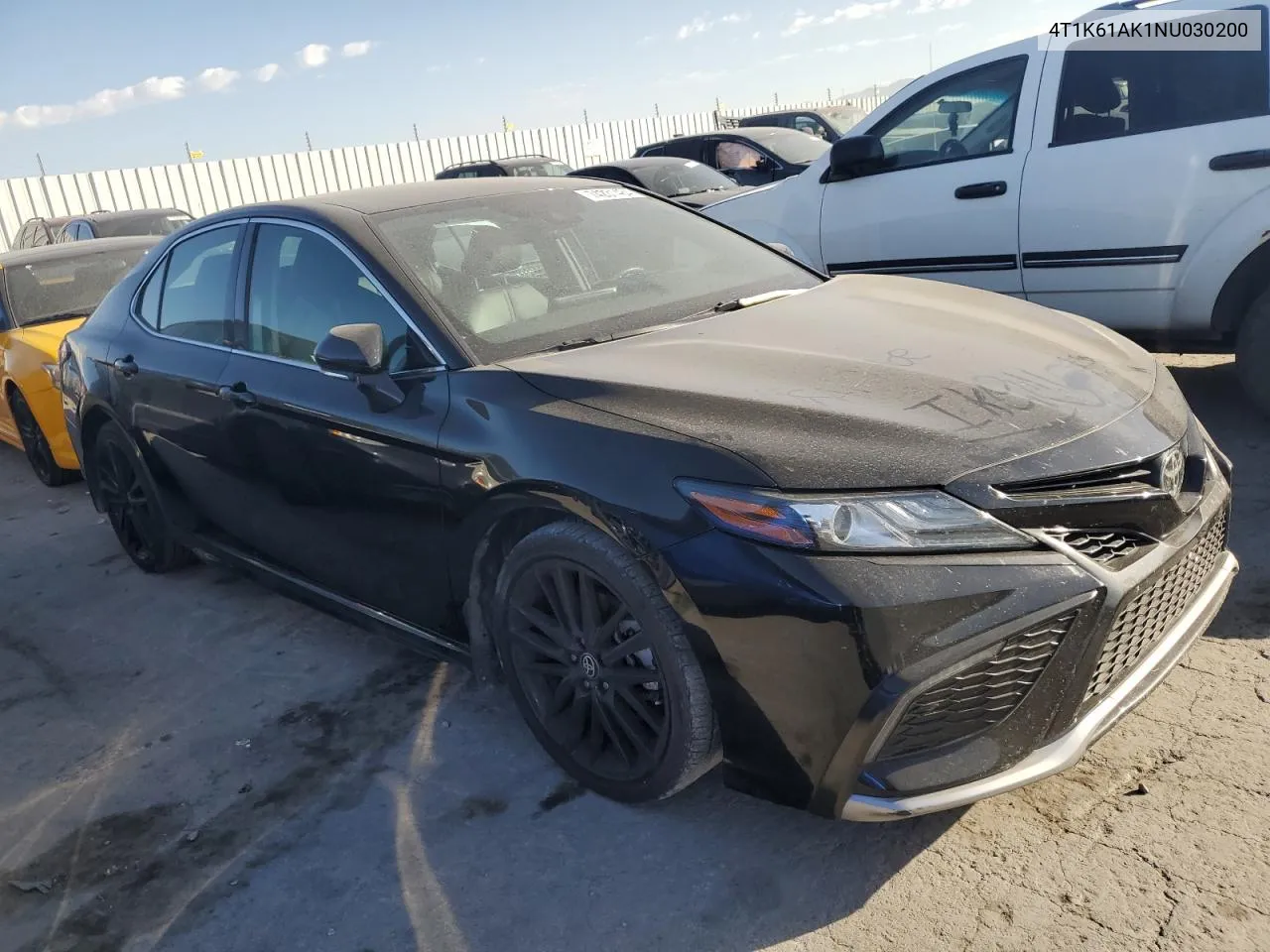 2022 Toyota Camry Xse VIN: 4T1K61AK1NU030200 Lot: 74231484