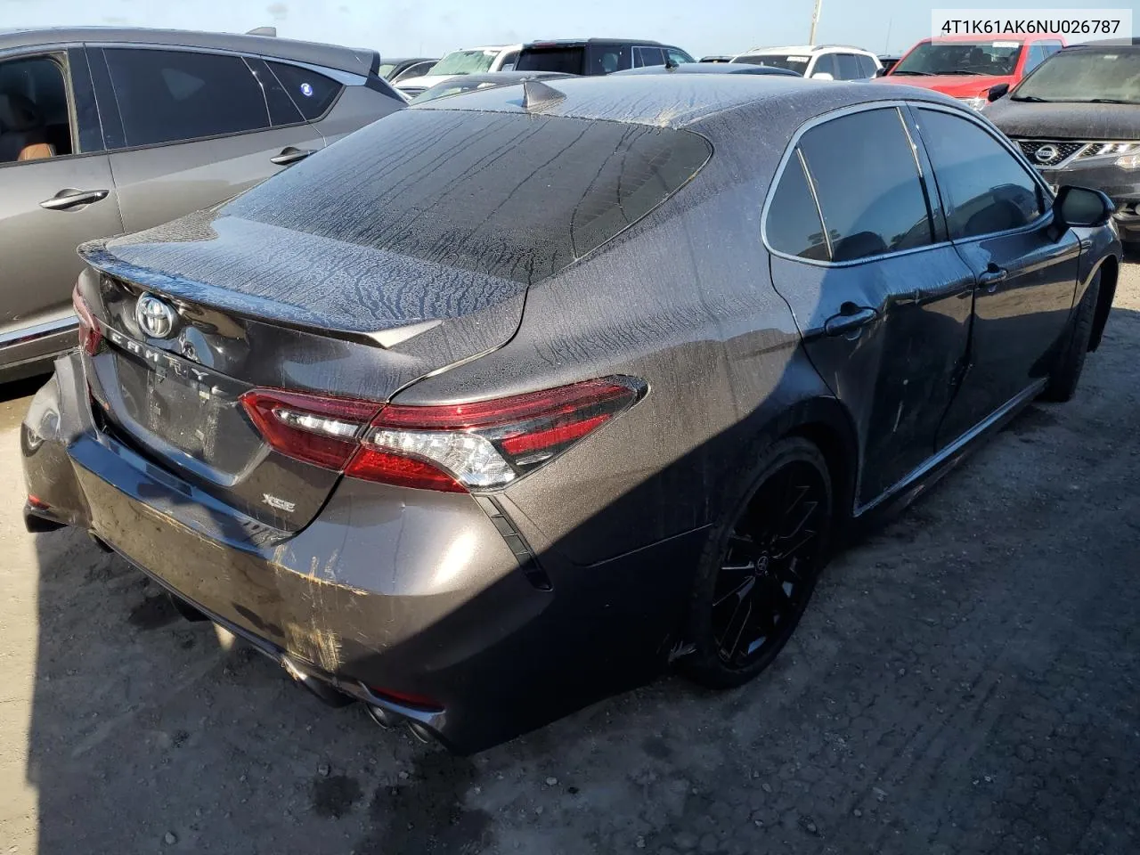 2022 Toyota Camry Xse VIN: 4T1K61AK6NU026787 Lot: 74365134