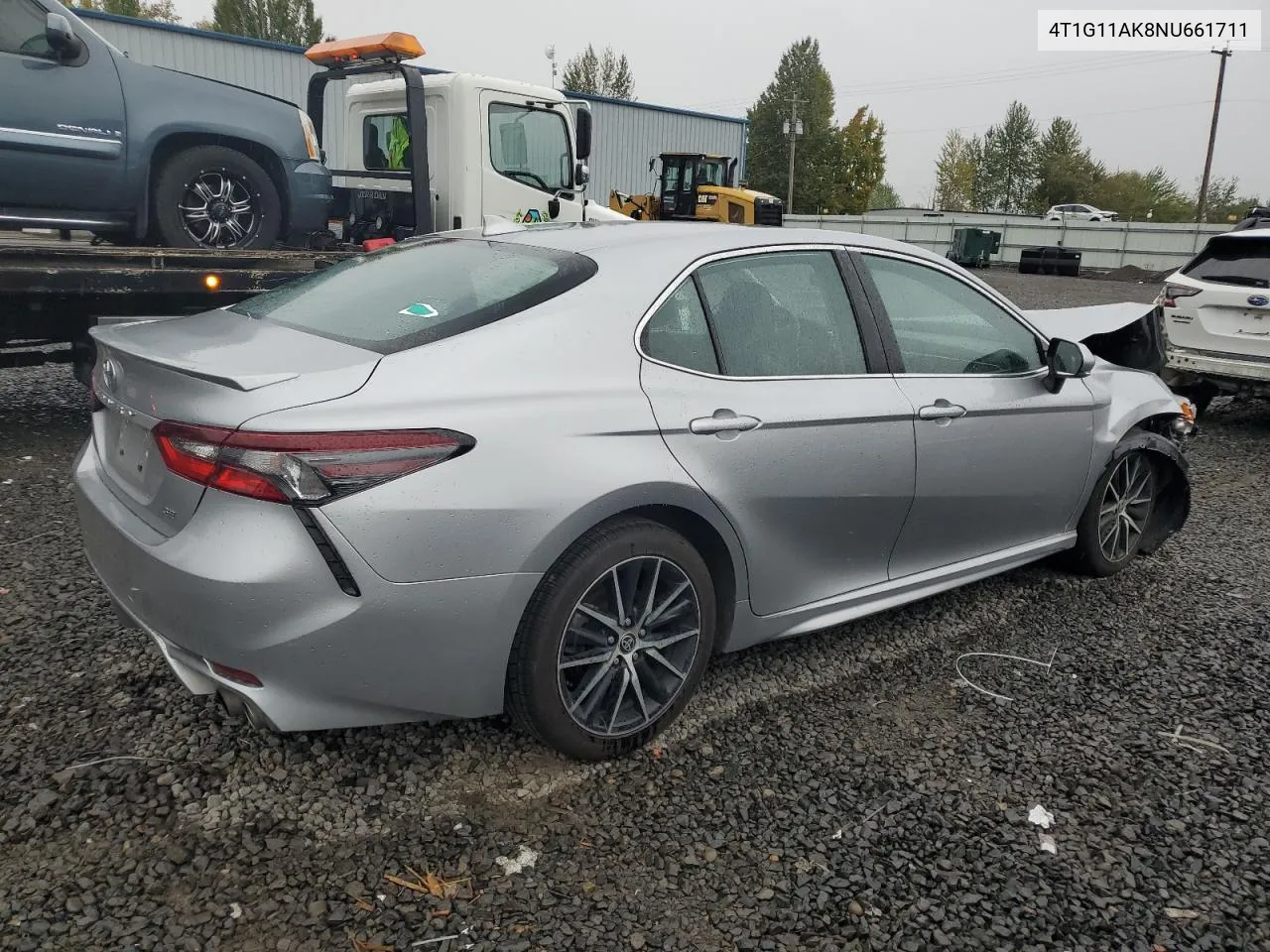 2022 Toyota Camry Se VIN: 4T1G11AK8NU661711 Lot: 74758294