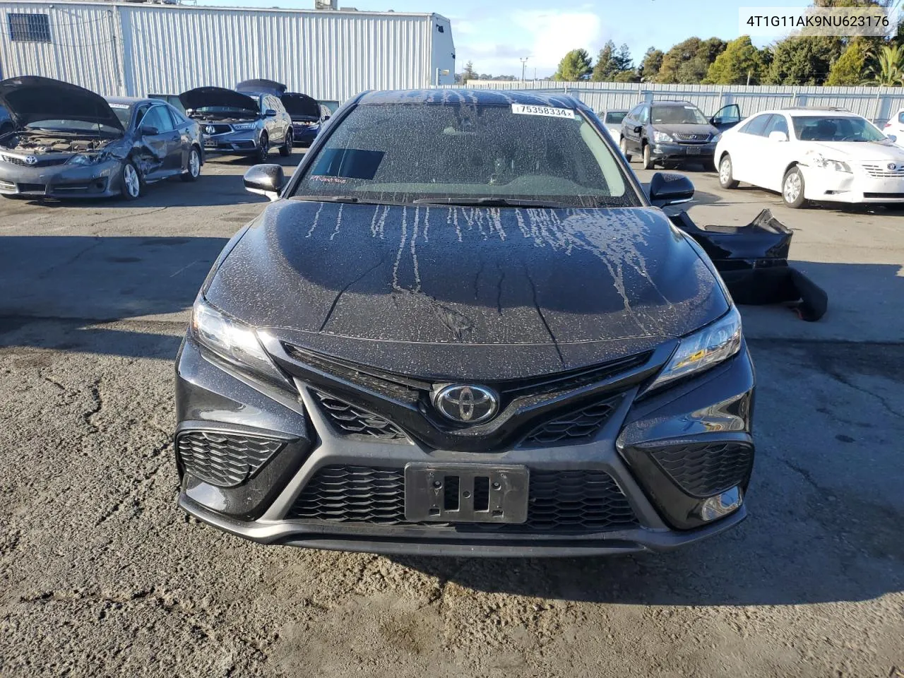 2022 Toyota Camry Se VIN: 4T1G11AK9NU623176 Lot: 75358334