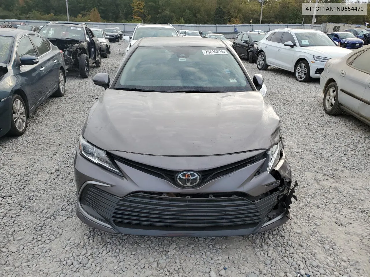 4T1C11AK1NU654470 2022 Toyota Camry Le