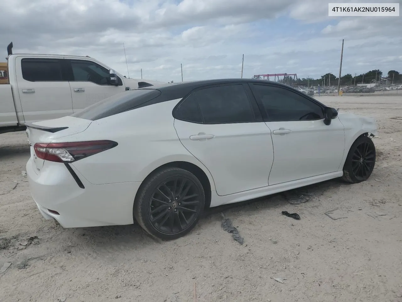 2022 Toyota Camry Xse VIN: 4T1K61AK2NU015964 Lot: 75910734