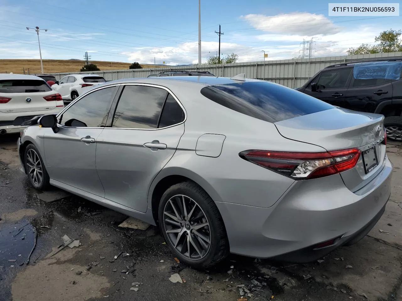 2022 Toyota Camry Xle VIN: 4T1F11BK2NU056593 Lot: 76541444