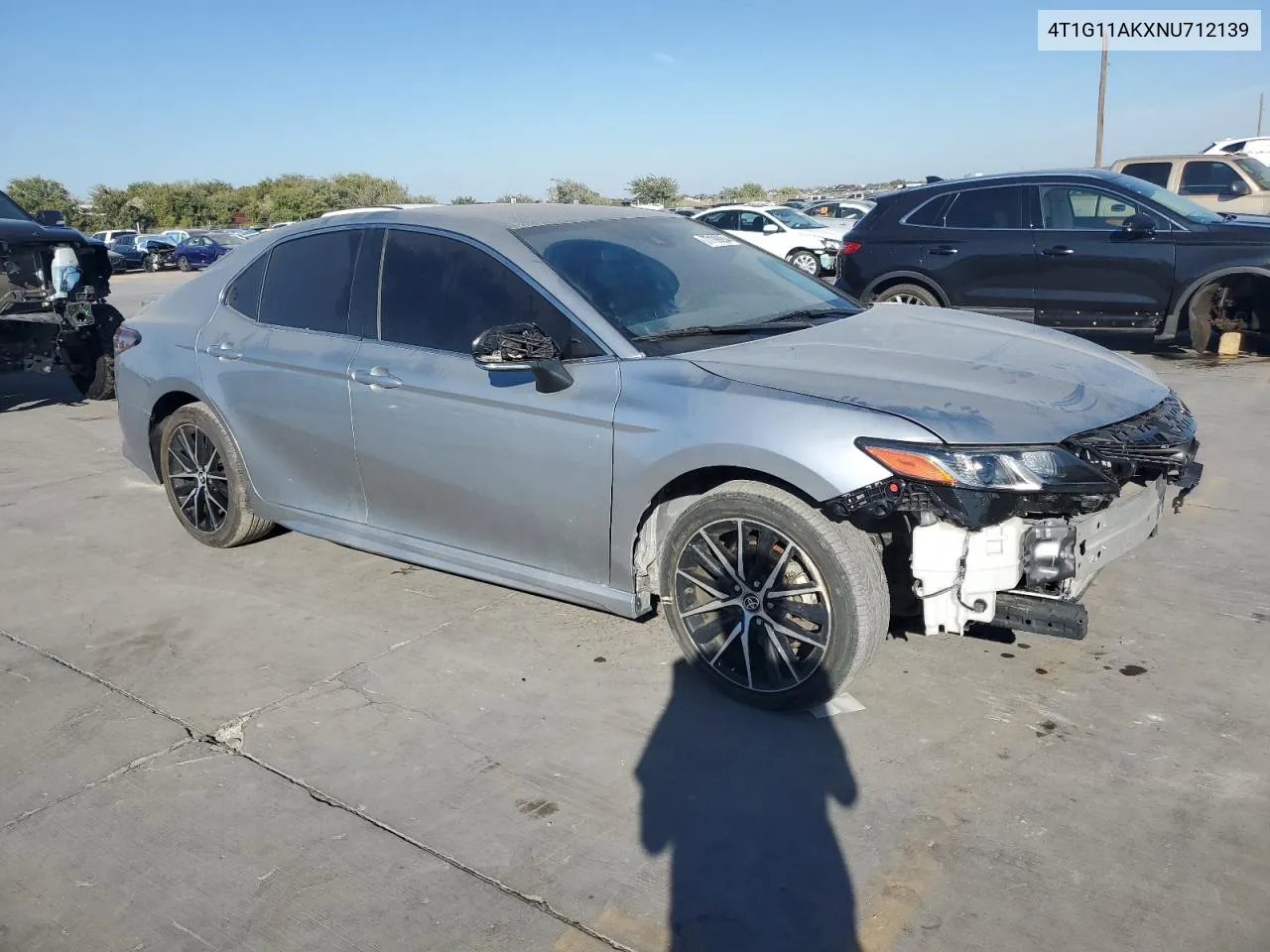 2022 Toyota Camry Se VIN: 4T1G11AKXNU712139 Lot: 77199264