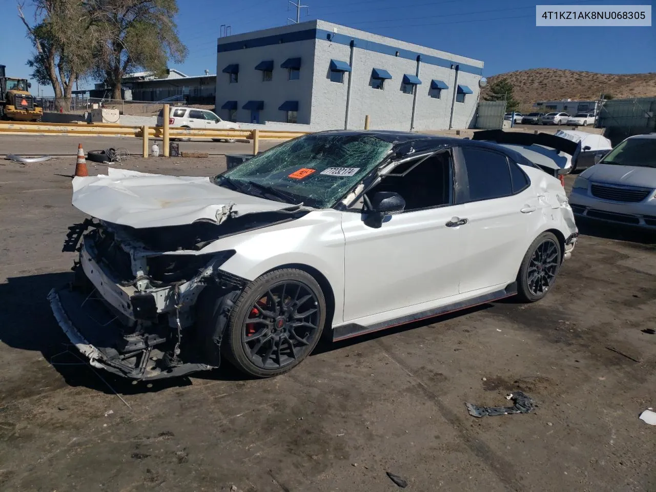 2022 Toyota Camry Trd VIN: 4T1KZ1AK8NU068305 Lot: 77232174