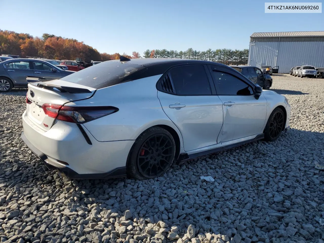 2022 Toyota Camry Trd VIN: 4T1KZ1AK6NU069260 Lot: 77327064