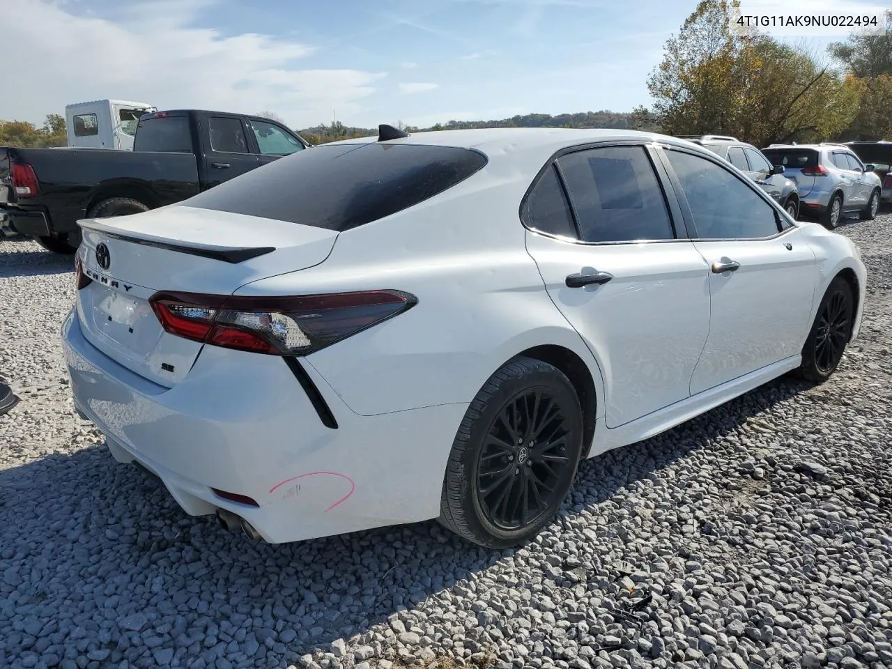 2022 Toyota Camry Se VIN: 4T1G11AK9NU022494 Lot: 77332344