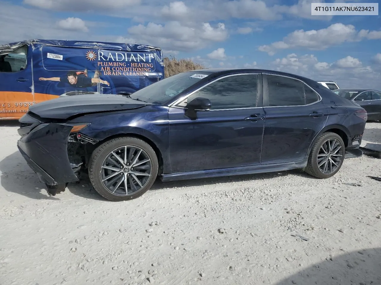 4T1G11AK7NU623421 2022 Toyota Camry Se