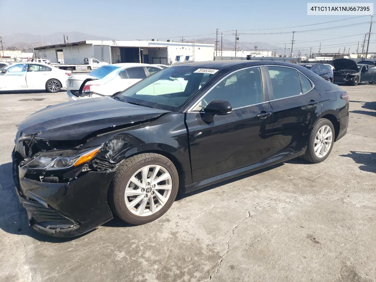 4T1C11AK1NU667395 2022 Toyota Camry Le