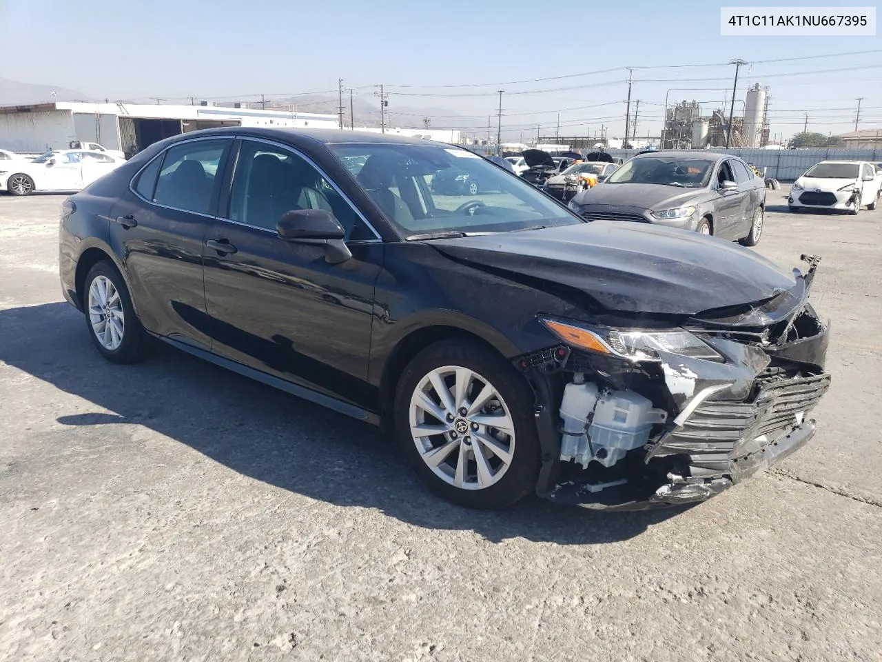 2022 Toyota Camry Le VIN: 4T1C11AK1NU667395 Lot: 78185344