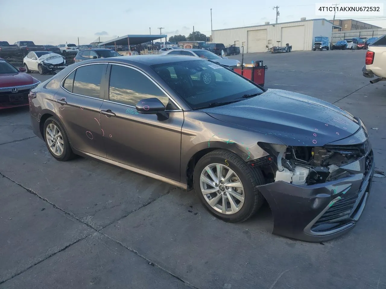 4T1C11AKXNU672532 2022 Toyota Camry Le