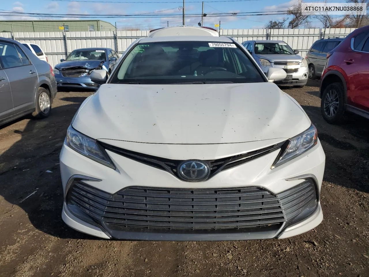 2022 Toyota Camry Le VIN: 4T1C11AK7NU038868 Lot: 79055794