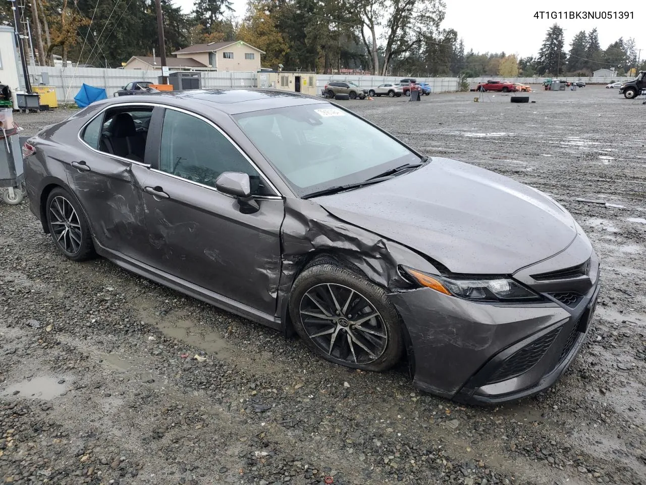 2022 Toyota Camry Se VIN: 4T1G11BK3NU051391 Lot: 79161464