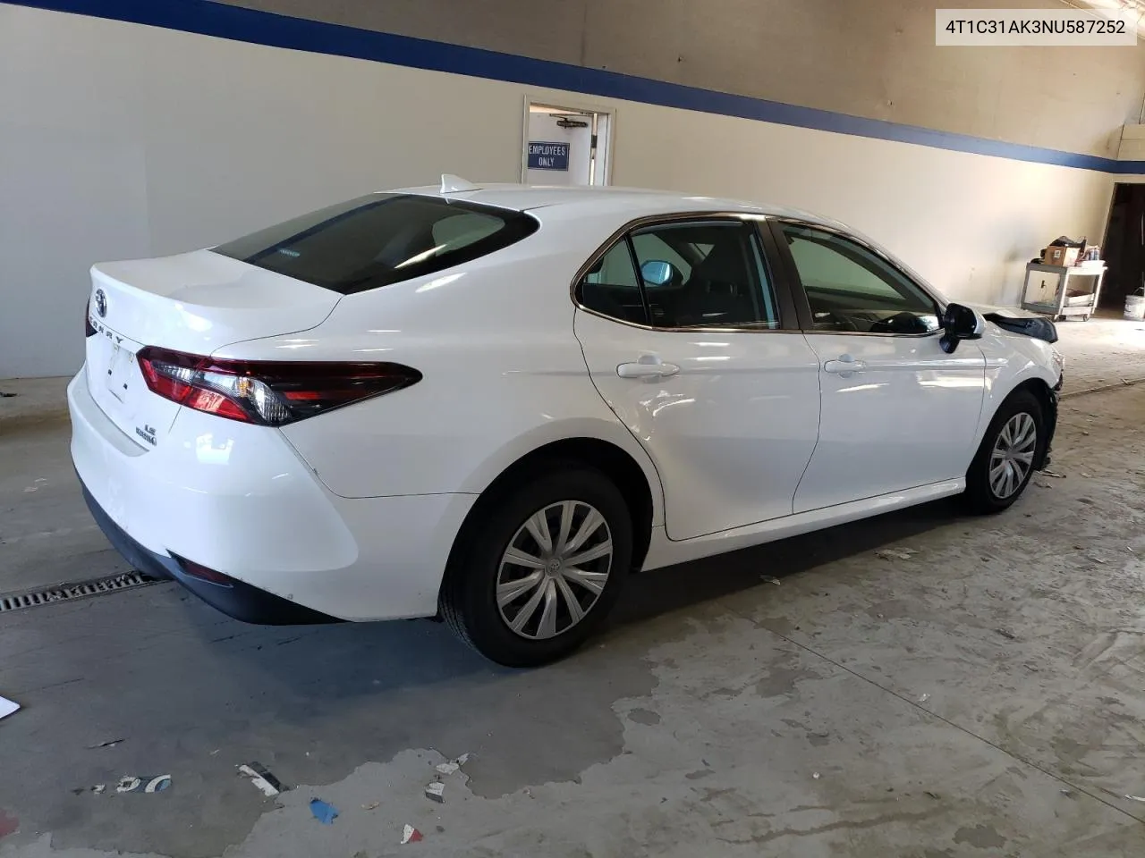 2022 Toyota Camry Le VIN: 4T1C31AK3NU587252 Lot: 79294744