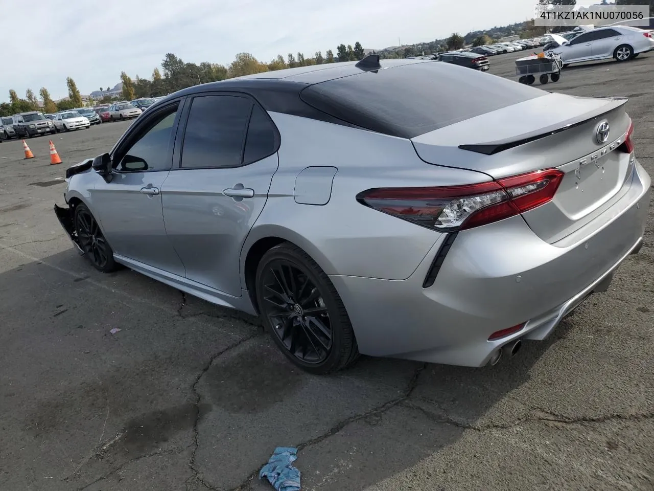 2022 Toyota Camry Trd VIN: 4T1KZ1AK1NU070056 Lot: 79300754