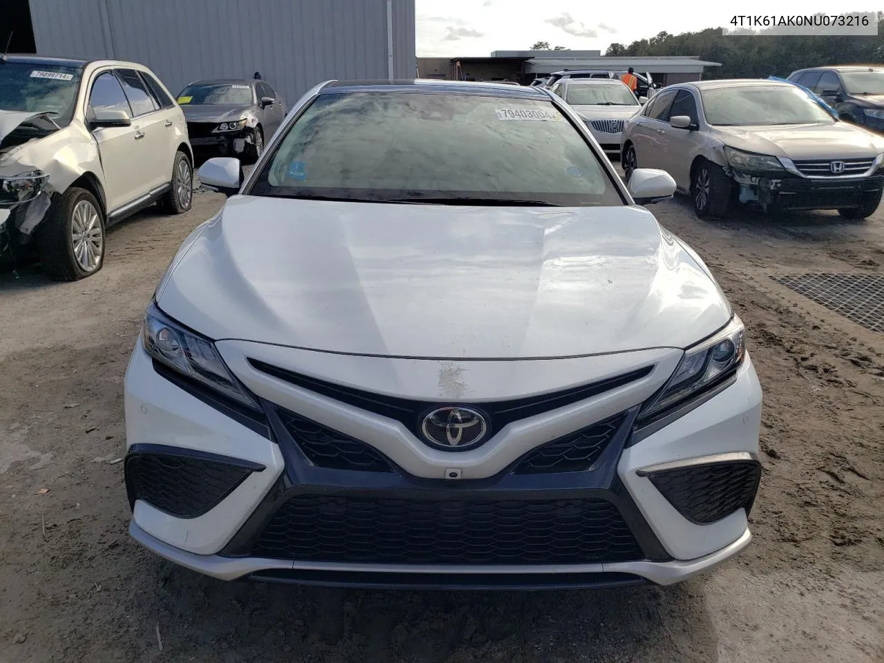 2022 Toyota Camry Xse VIN: 4T1K61AK0NU073216 Lot: 79403004