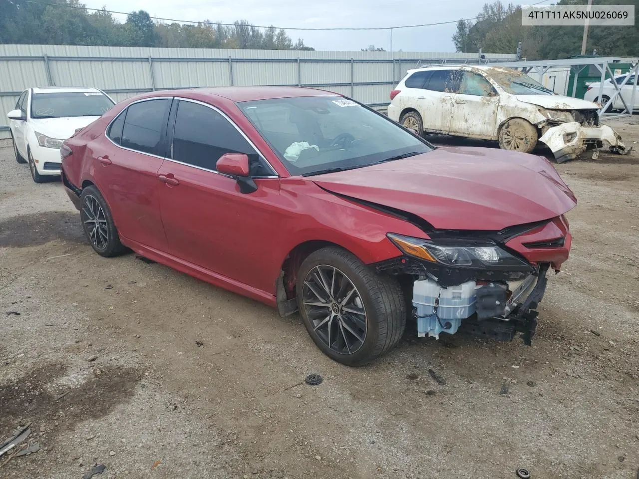 2022 Toyota Camry Se VIN: 4T1T11AK5NU026069 Lot: 79484204