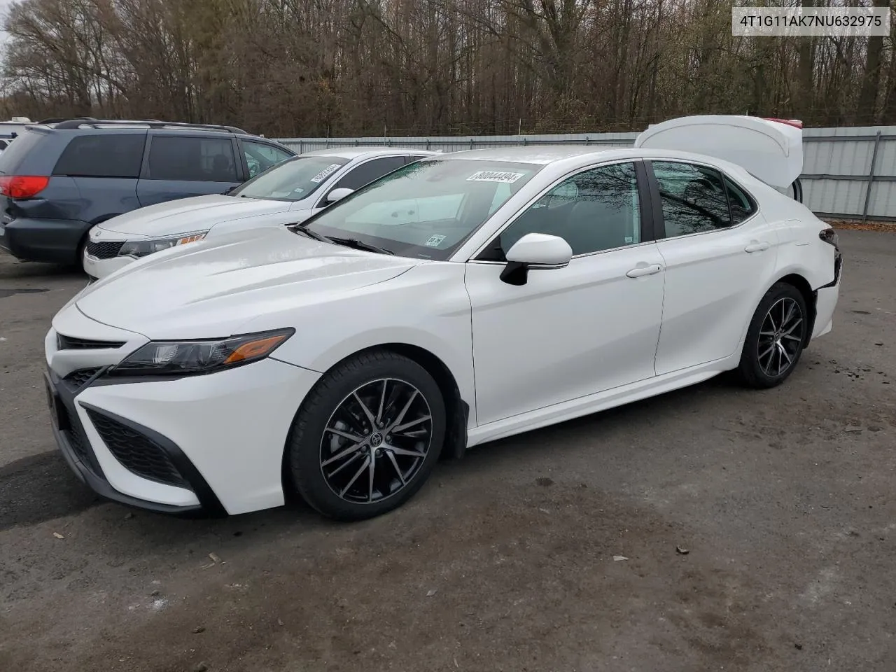 2022 Toyota Camry Se VIN: 4T1G11AK7NU632975 Lot: 80044494