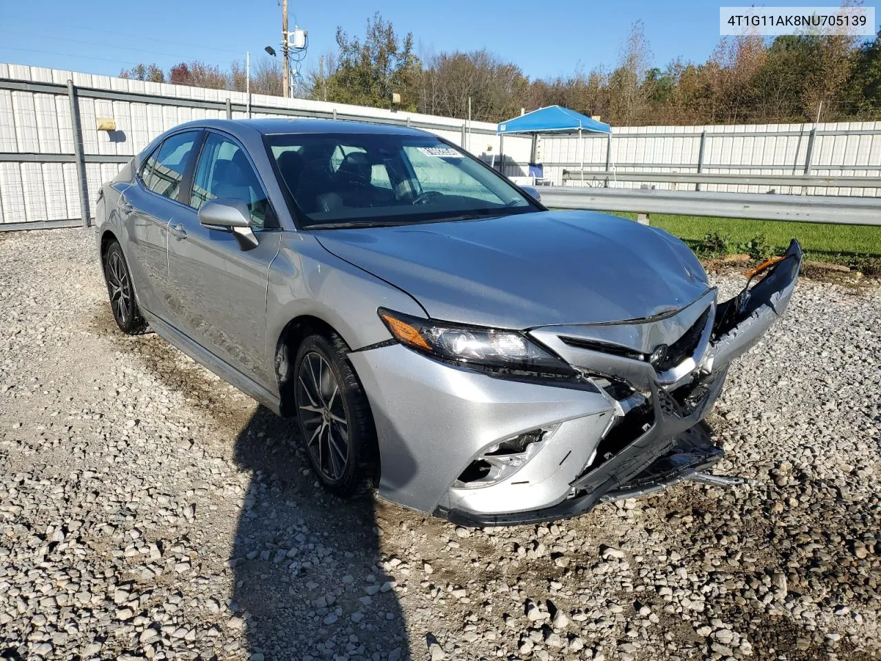 2022 Toyota Camry Se VIN: 4T1G11AK8NU705139 Lot: 81692054