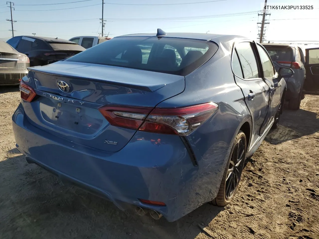 2023 Toyota Camry Xse VIN: 4T1K61AK3PU133525 Lot: 70362444