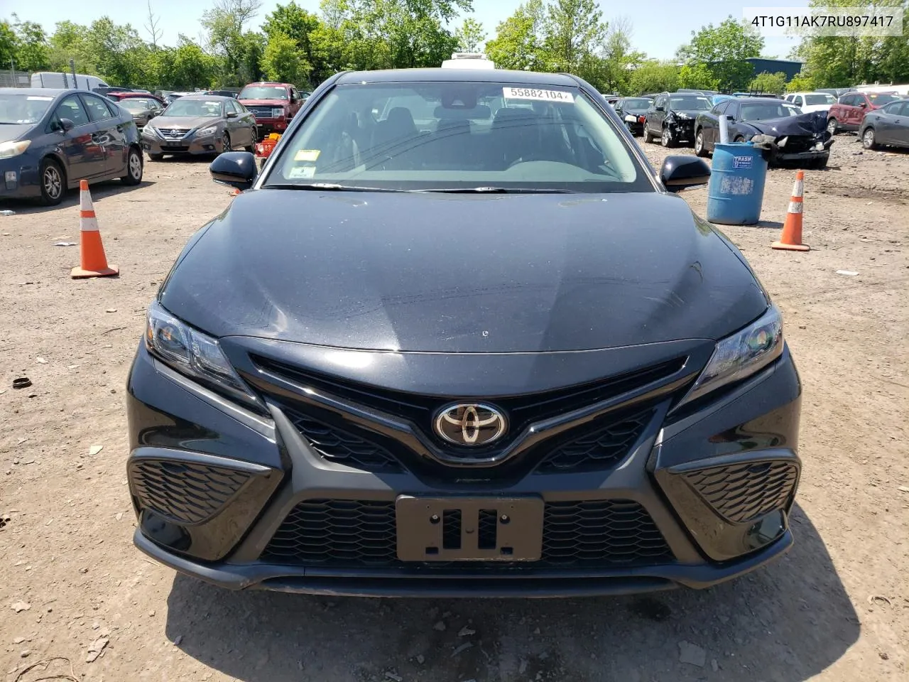 2024 Toyota Camry Se Night Shade VIN: 4T1G11AK7RU897417 Lot: 55882104