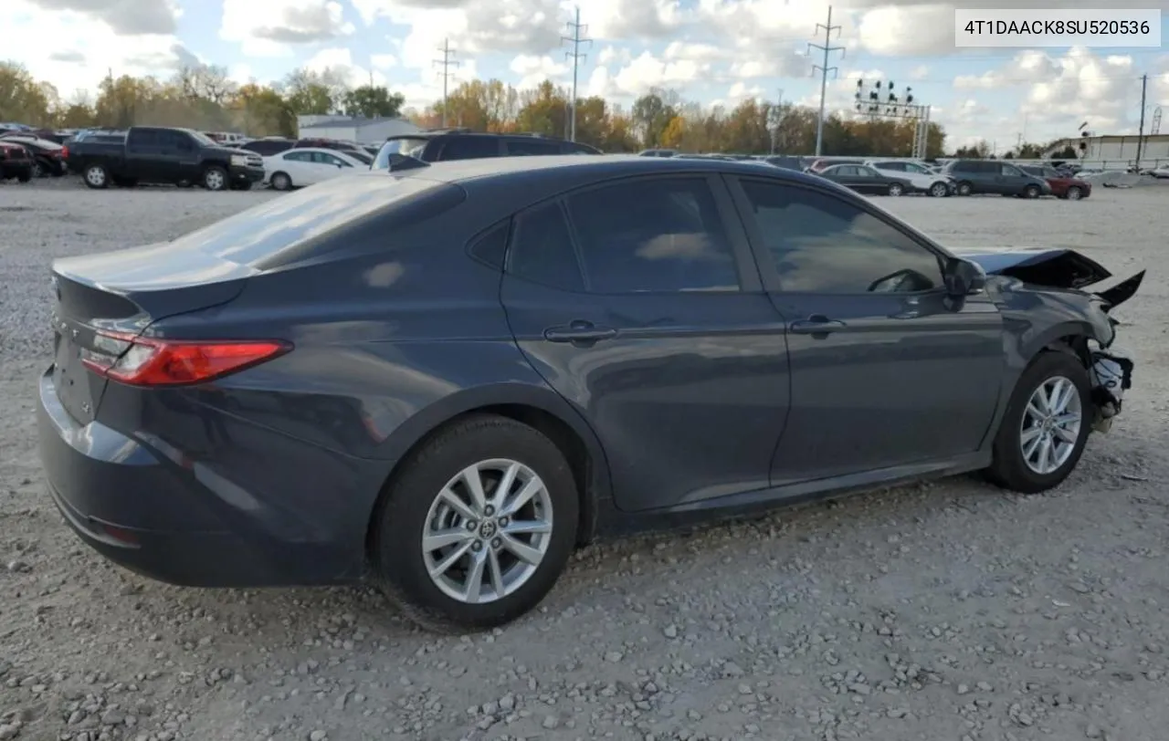 2025 Toyota Camry Xse VIN: 4T1DAACK8SU520536 Lot: 77203474