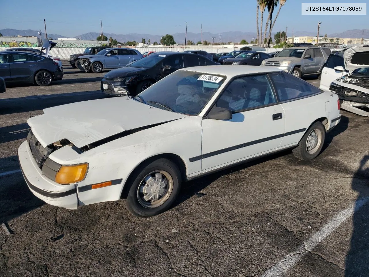 1986 Toyota Celica Gt VIN: JT2ST64L1G7078059 Lot: 74739534