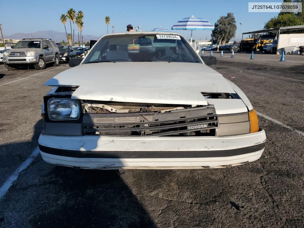 1986 Toyota Celica Gt VIN: JT2ST64L1G7078059 Lot: 74739534