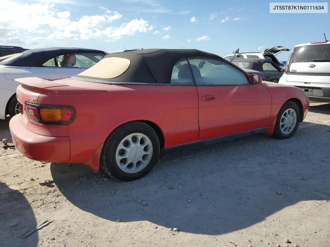 1992 Toyota Celica Gt VIN: JT5ST87K1N0111634 Lot: 74602314