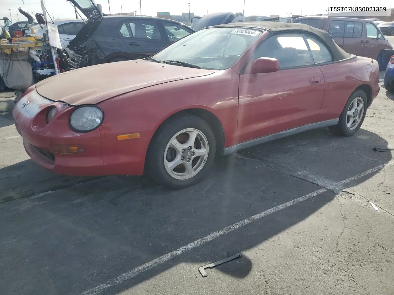 1995 Toyota Celica Gt VIN: JT5ST07K8S0021359 Lot: 78429464