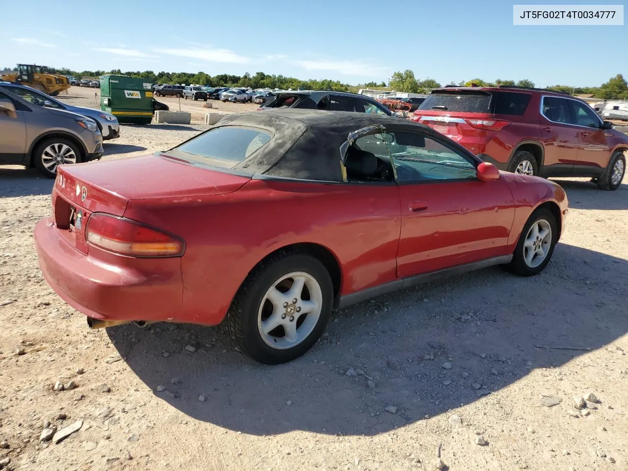 1996 Toyota Celica Gt VIN: JT5FG02T4T0034777 Lot: 71830504