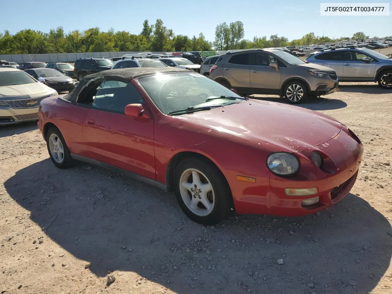 1996 Toyota Celica Gt VIN: JT5FG02T4T0034777 Lot: 71830504